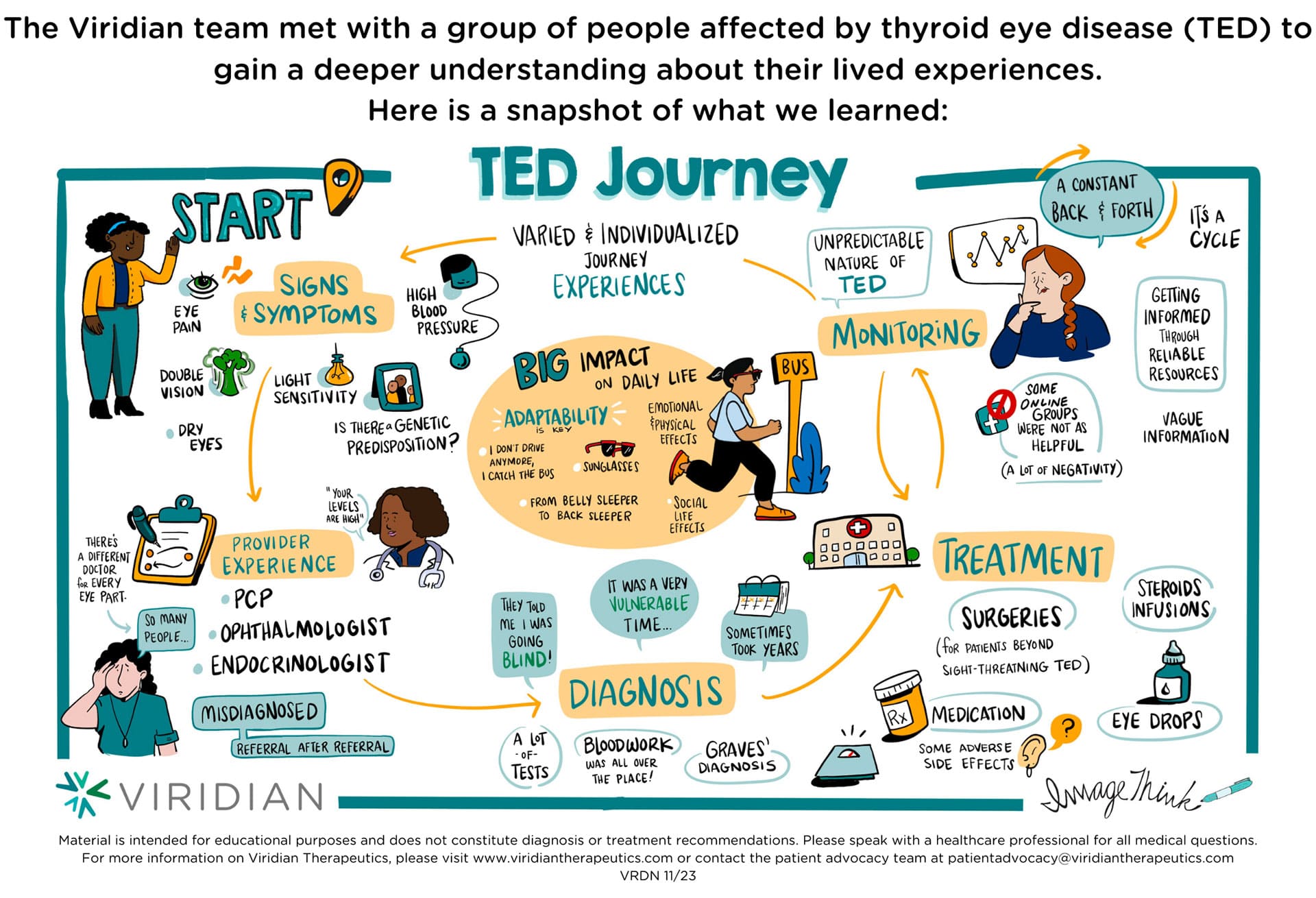 Understanding the TED Journey graphic